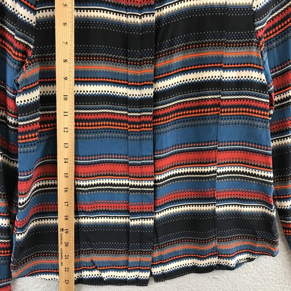 DAY Birger et Mikkelsen Woman Silk Striped Button Up Shirt Size 36 - Picture 4 of 8